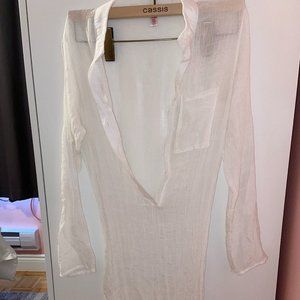 Maxi Dress Cover up | White